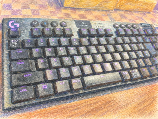 キーボード試打と運指